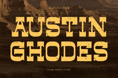 Austin Ghodes Slab Serif Font