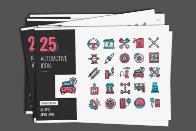 Automotive Icon Design