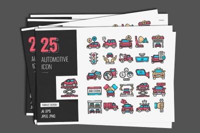 Automotive Icon Design Ver. 2