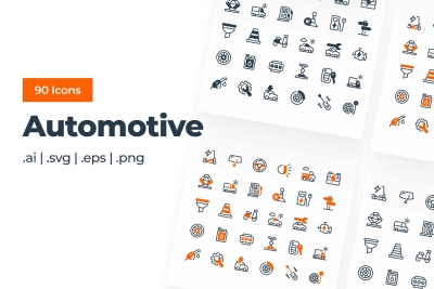 Automotive Icon Set