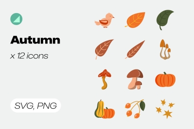 Autumn Color Elements
