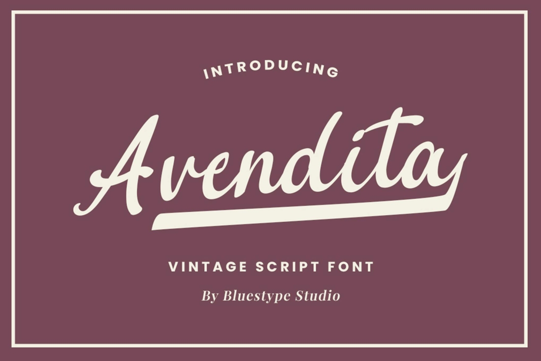 Avendita - Vintage Script
