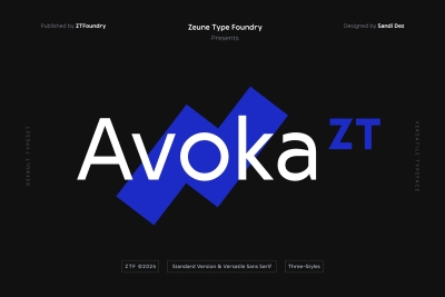 AvokaZT | a Humanist Sans Serif Family