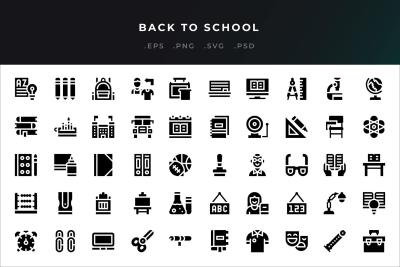 Back To School Icons