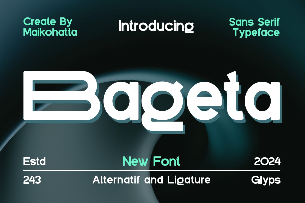 Bageta – Sans Serif Typeface