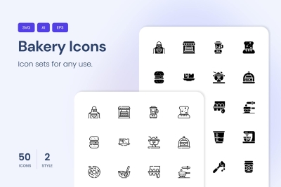 Bakery Icons