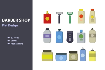 Barber Shop Icon Pack