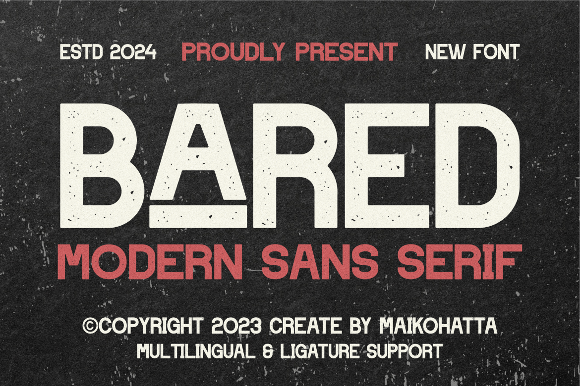 Bared – Modern Sans Serif