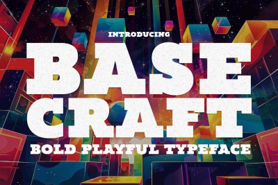 Base Craft - Bold & Playful Typeface