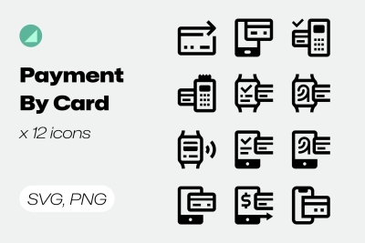 Basicons / Line / Payment by Card Icons