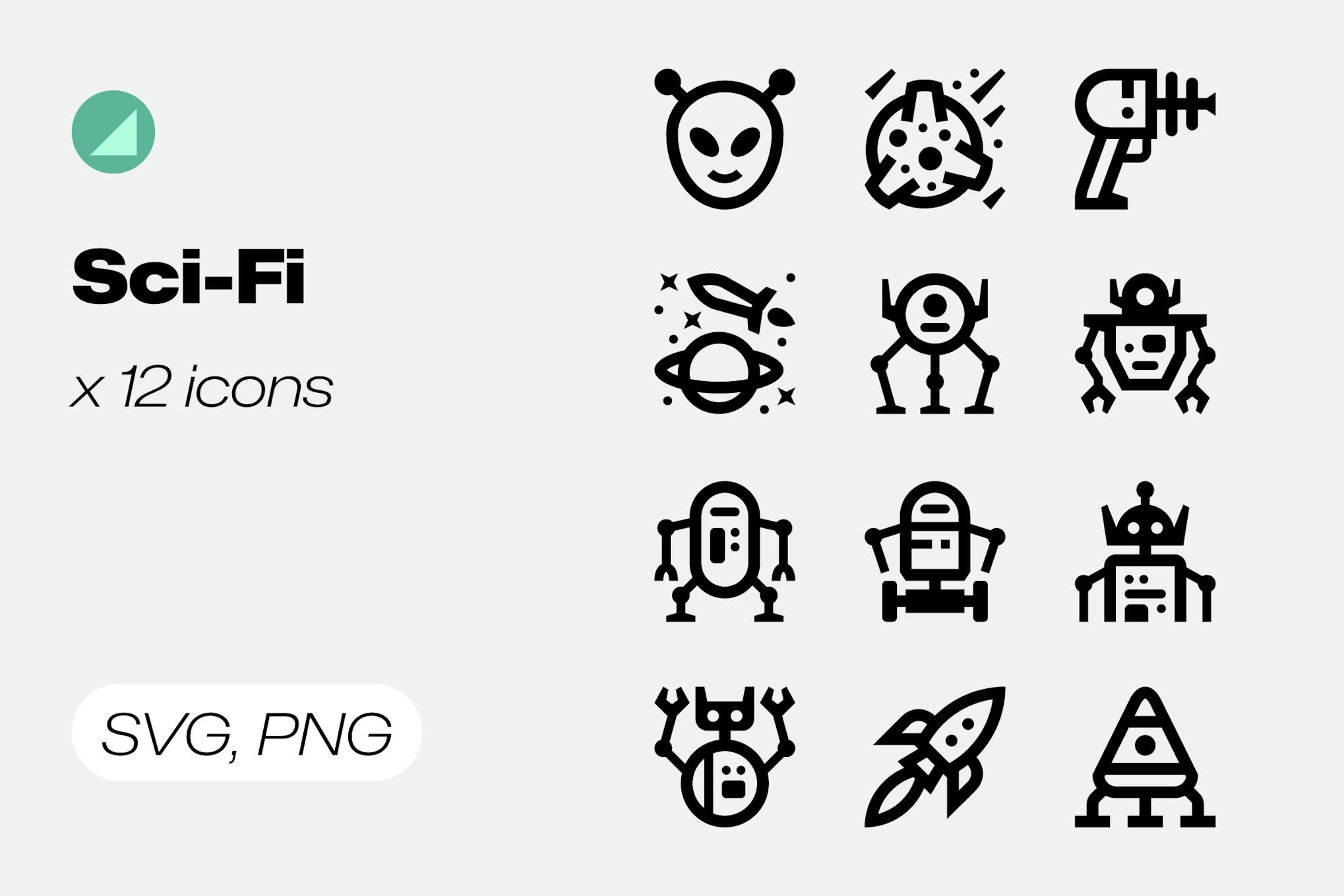 Basicons / Line / Sci-Fi Icons