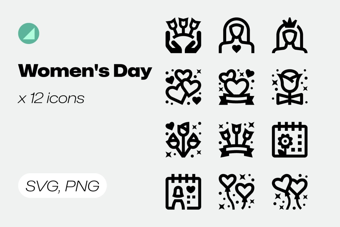 Basicons / Line / Women's Day