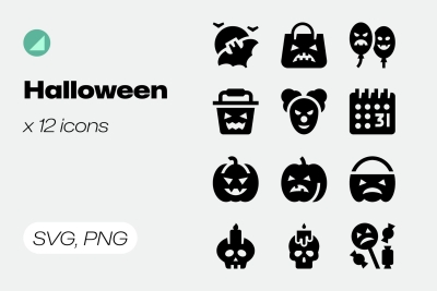 Basicons / Solid / Halloween Icons