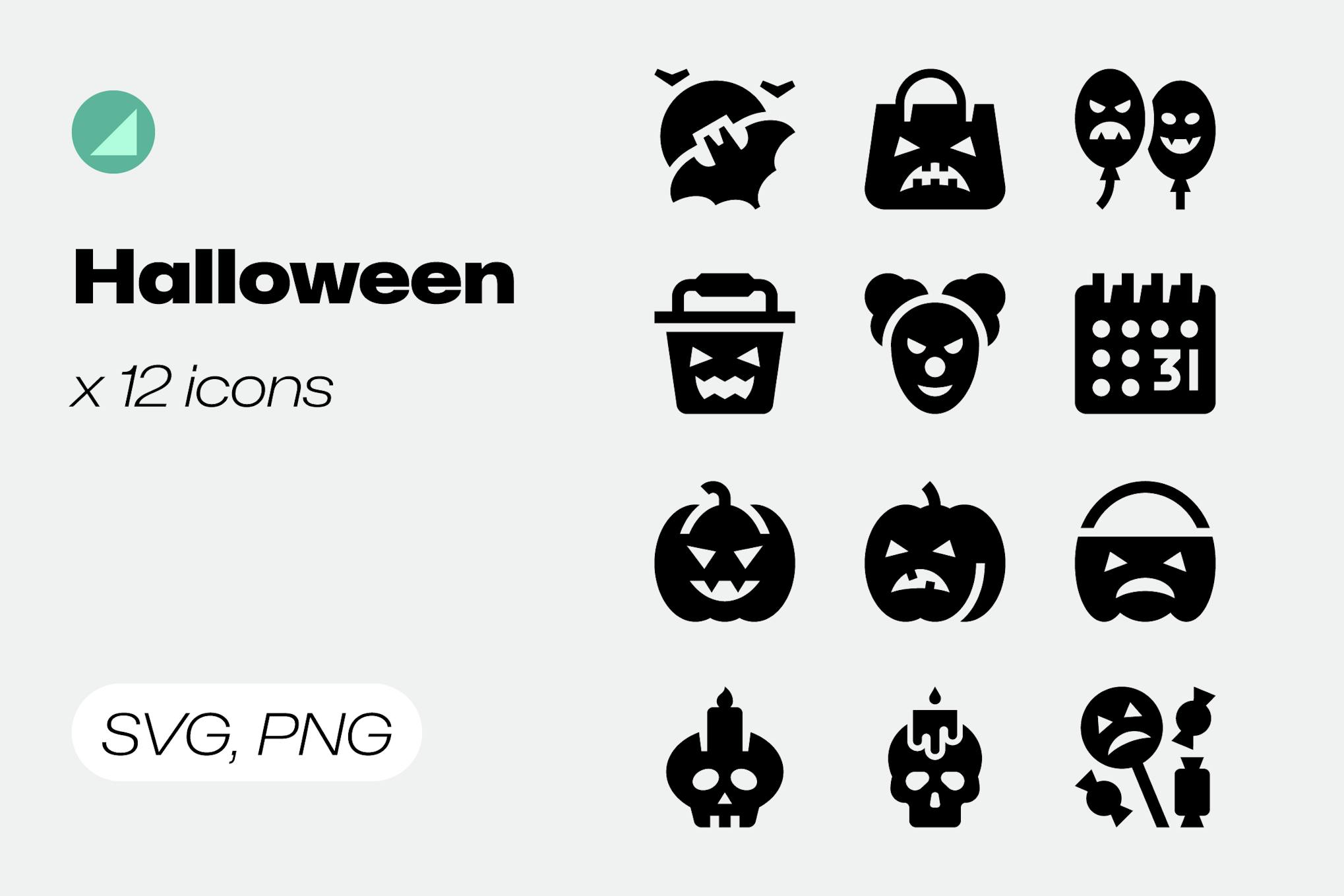 Basicons / Solid / Halloween Icons