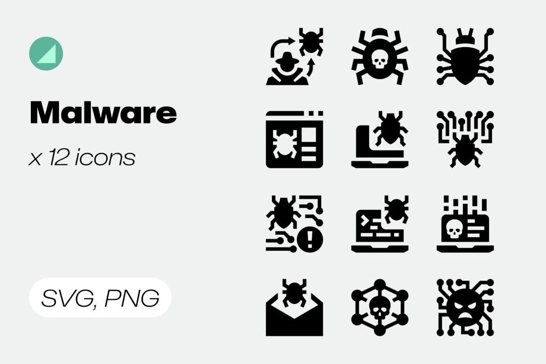 Basicons / Solid / Malware Icons