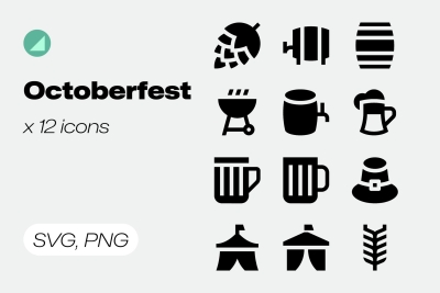 Basicons / Solid / Oktoberfest Icons