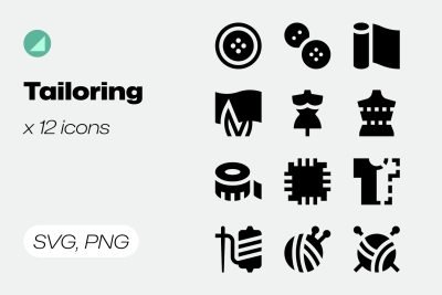 Basicons / Solid / Tailoring Icons