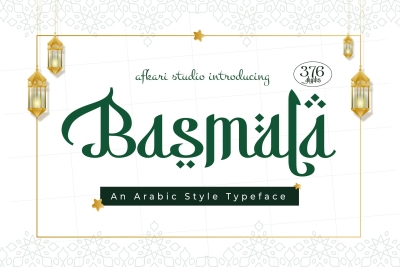 Basmala  An Arabic Style Typeface