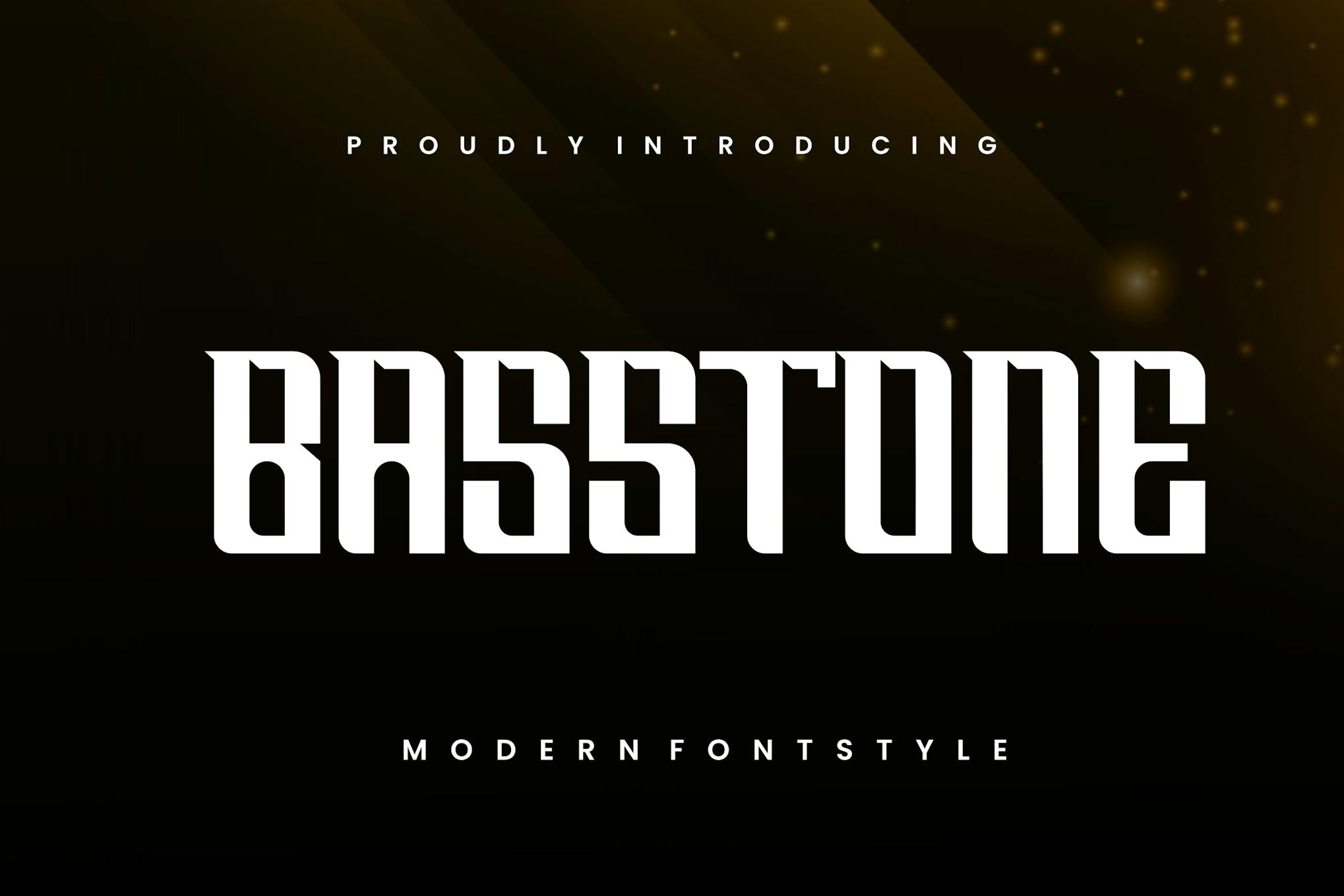 Basstone Modern Font Style.