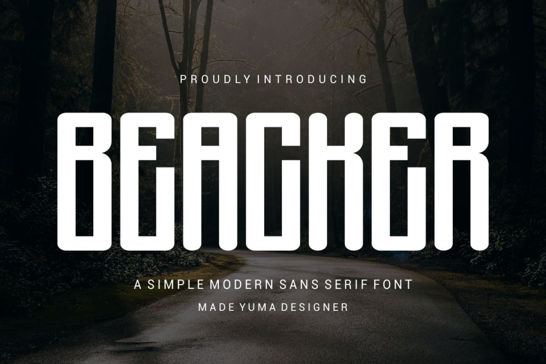 Beacker Font