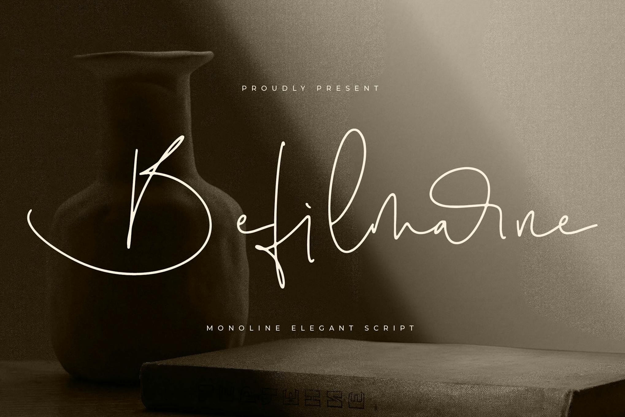 Befilmarne Monoline Elegant Script Font