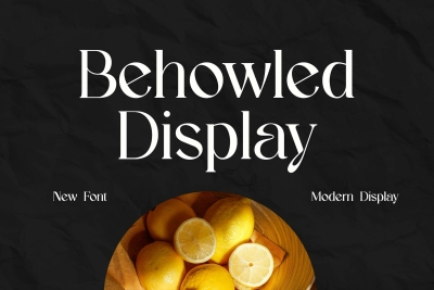 Behowled Classic Modern Serif Display