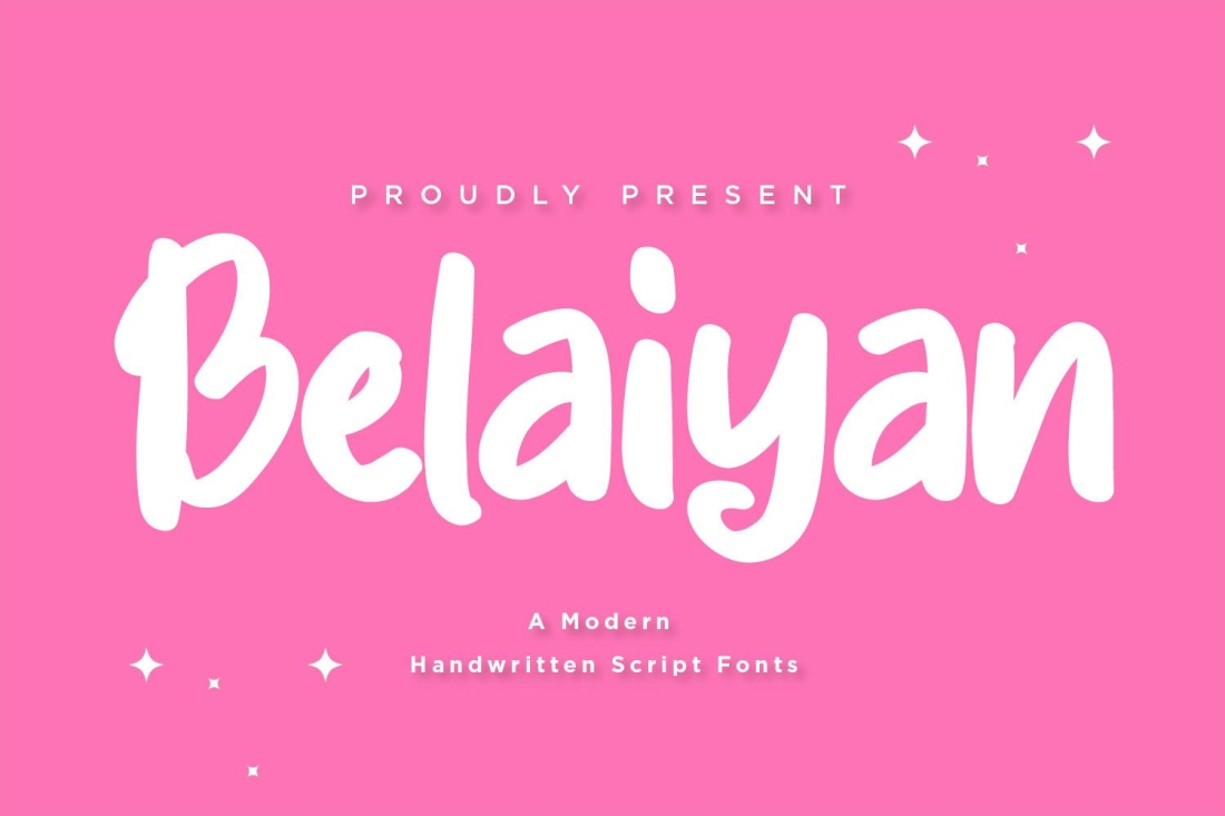 Belaiyan - Handwritten Script fonts