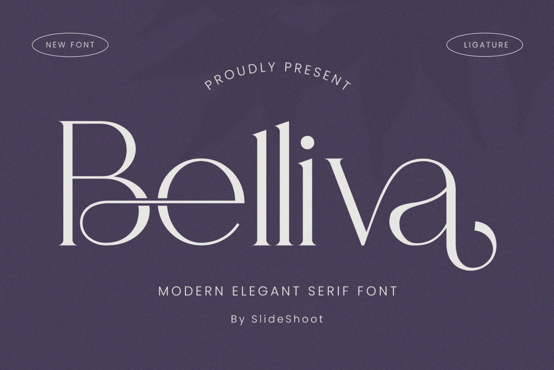 Belliva Modern Serif Font