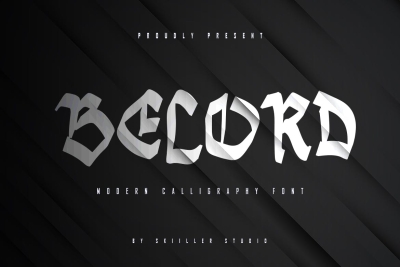 Belord - Modern Calligraph Font