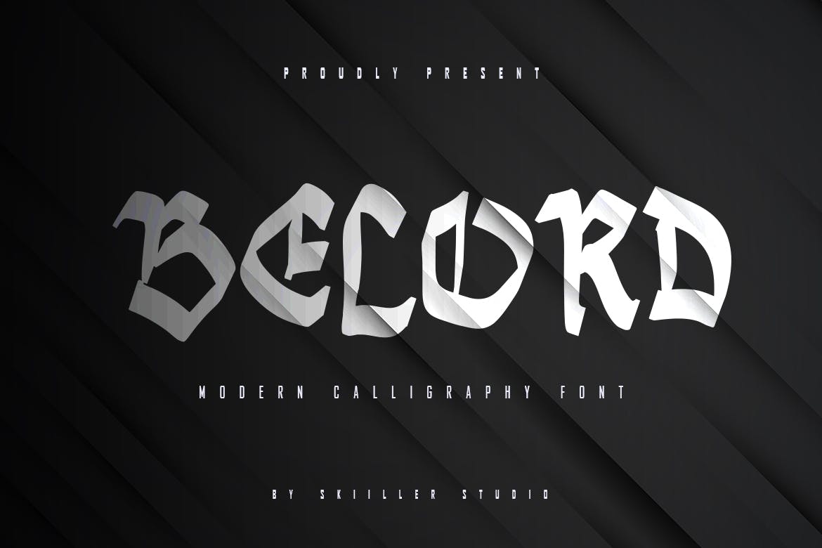 Belord – Modern Calligraph Font