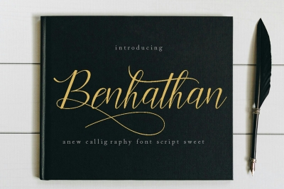 Benhathan Script Font