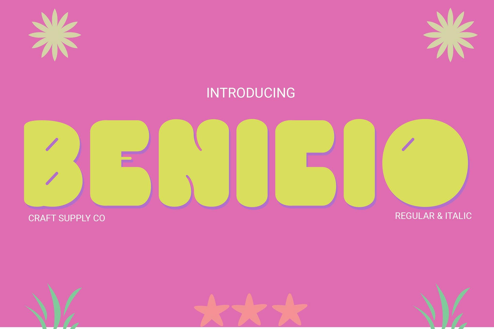 Benicio – Playful Font