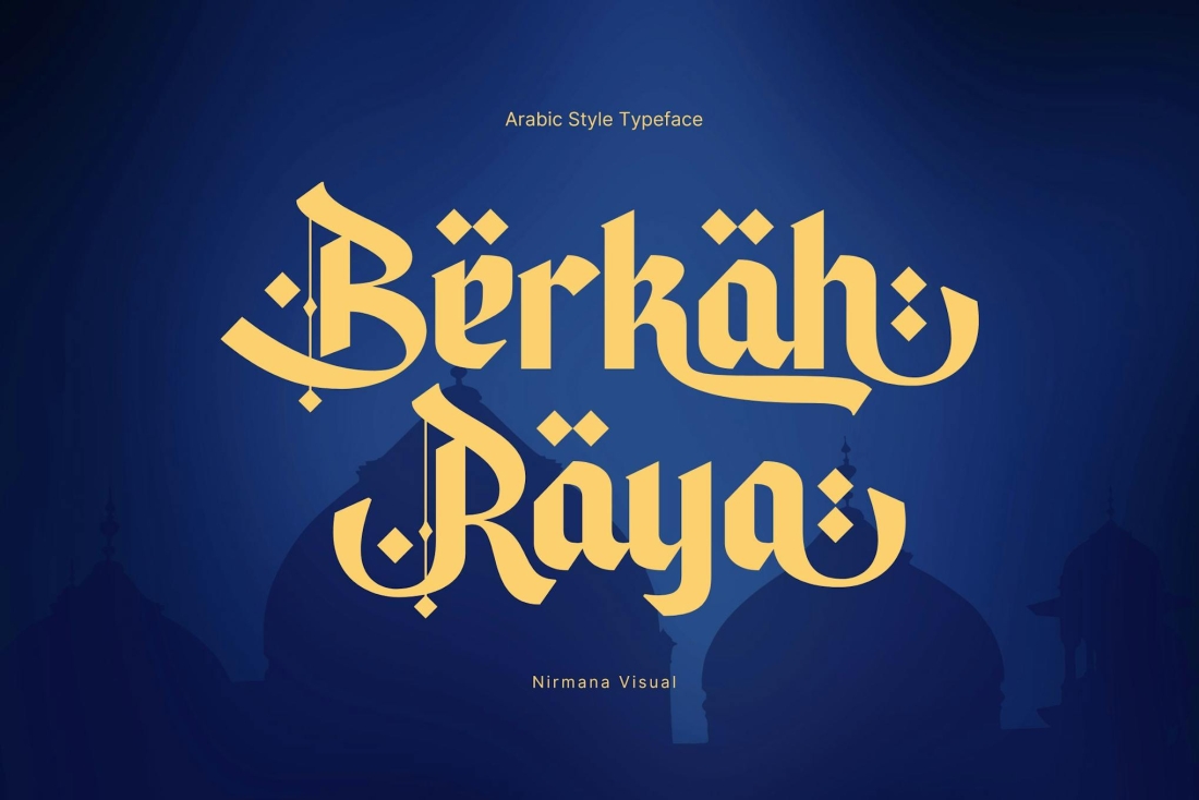Berkah Raya - Arabic Font