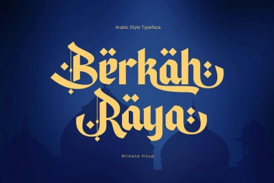 Berkah Raya - Arabic Font