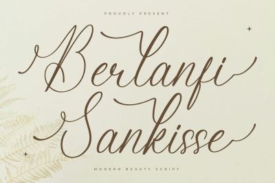Berlanfi Sankisse Modern Script Font