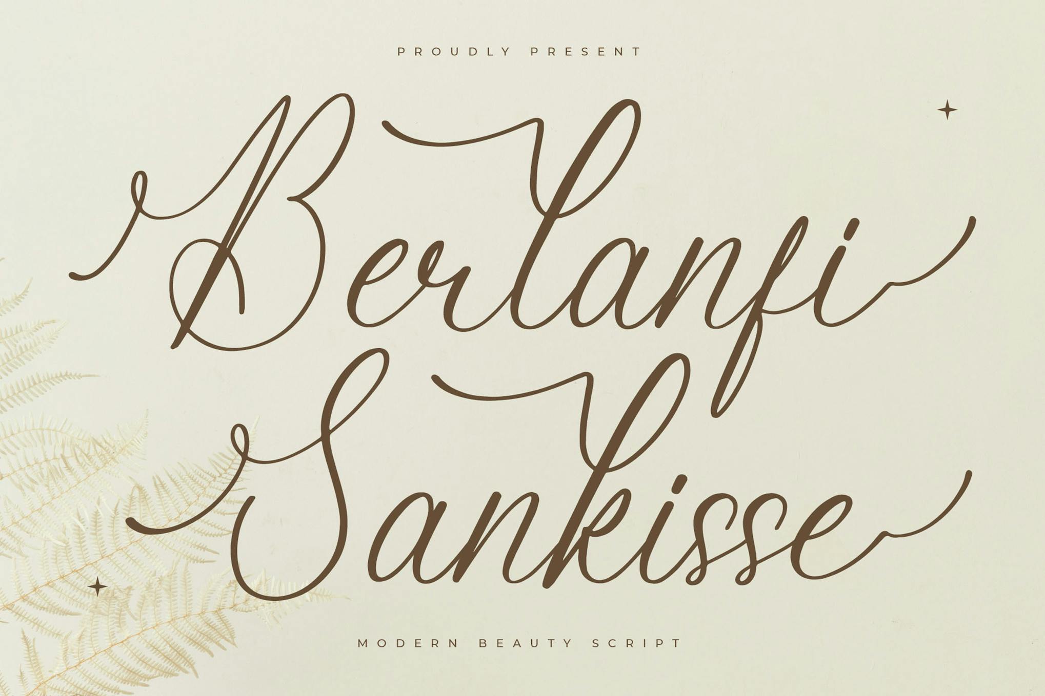 Berlanfi Sankisse Modern Script Font