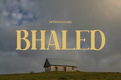 Bhaled - Retro Spirit with a Elegant Modern Font