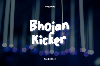 Bhojan Kicker Font Handwritten
