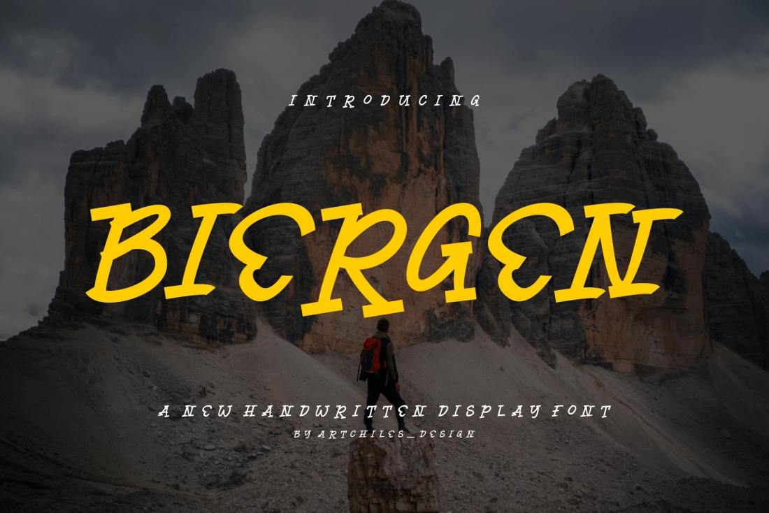 Biergen - Font