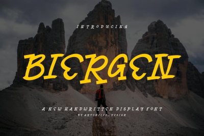 Biergen - Font