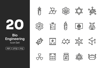 Bio Engineering Icons
