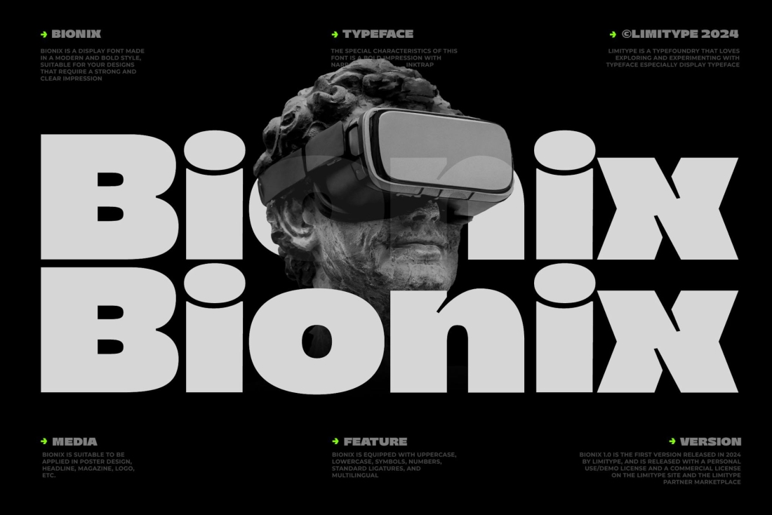 Bionix - Bold Futuristic  Font
