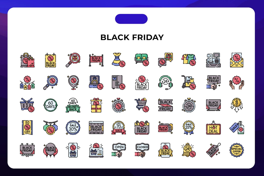 Black Friday Icons