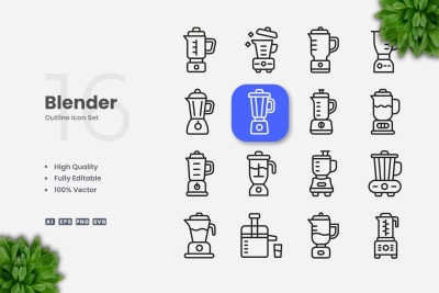 Blender Outline Icons