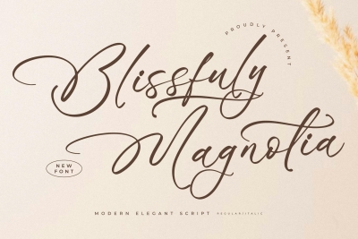 Blissfuly Magnotia Modern Elegant Serif Font