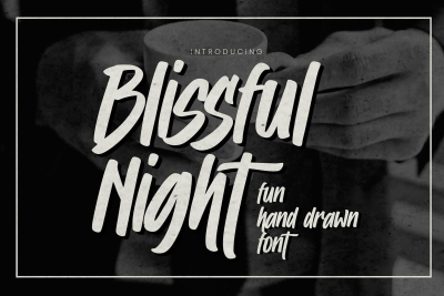 Blissing Night - Fun Hand Drawn Font