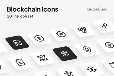 Blockchain Icons