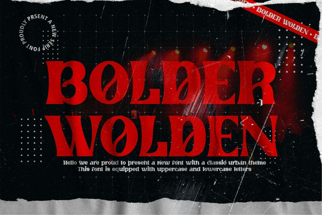 Bolder Wolden - Elegant Display Serif