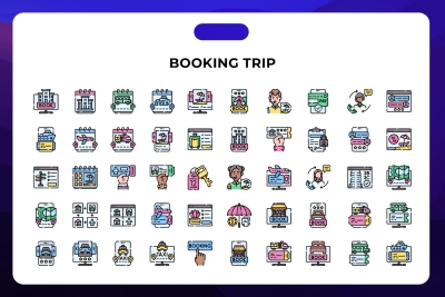 Booking Trip Icons