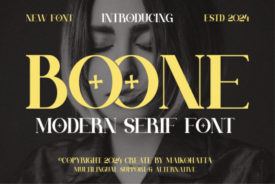 Boone - Modern Serif Font